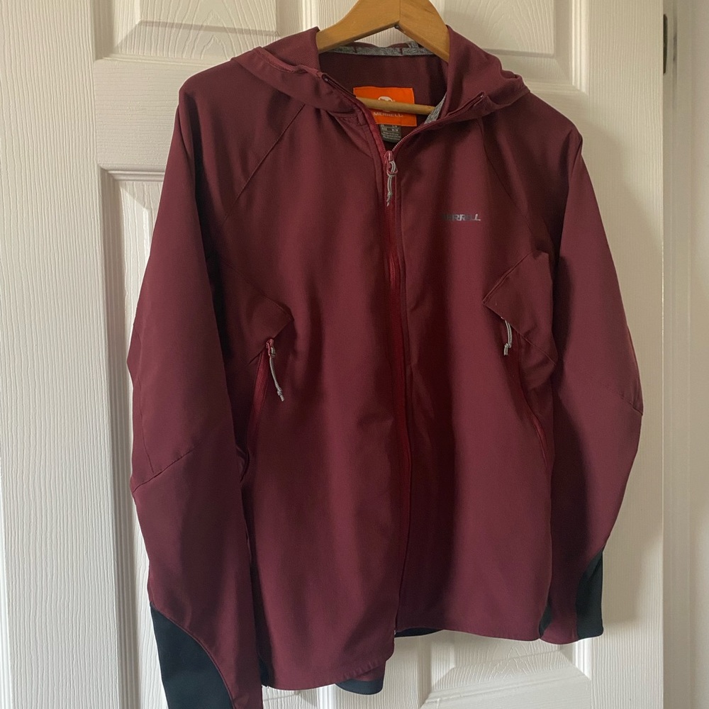 Merrell Maroon Lightweight Select Shield Jacket - Picture 3 of 11